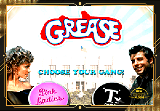 Grease Pink Ladies & T-Birds Slot Logo
